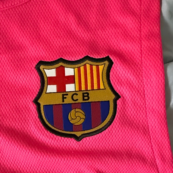 Nike Bright Pink FC Barcelona Training Tank - Picture 3 of 5